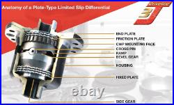 3j Driveline Mg Zr 105 Mgzr Ma Gearbox Plate Lsd Differential Limited Slip Diff